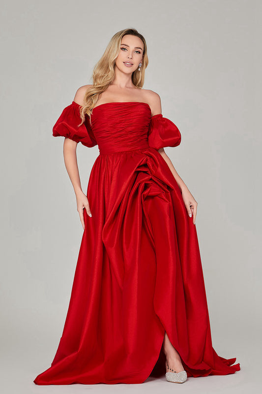 Wholesale Detachable Balloon Sleeves Ball Gown Prom Dresses 32861
