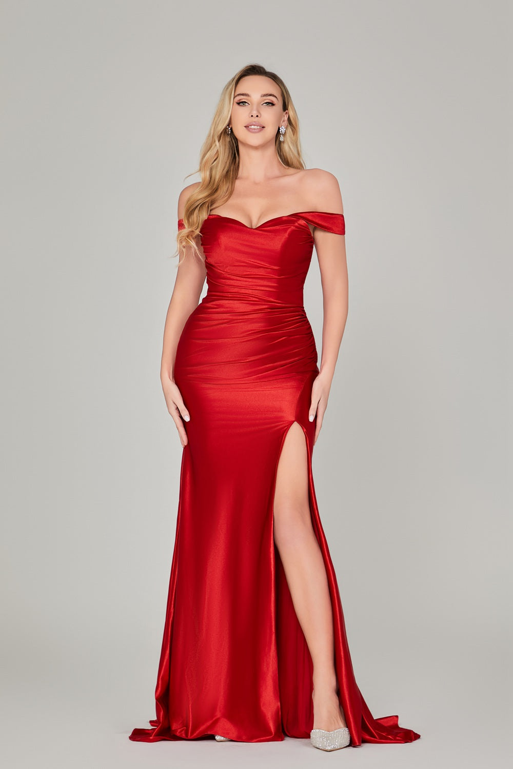 Staple Strapless Mermaid Gown with Dramatic Train 32838