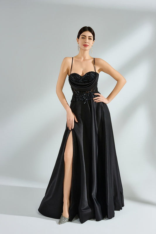 Versatile Elegance Lace and Pearl Embellished Prom Dress with Multiple Styling Options 32857