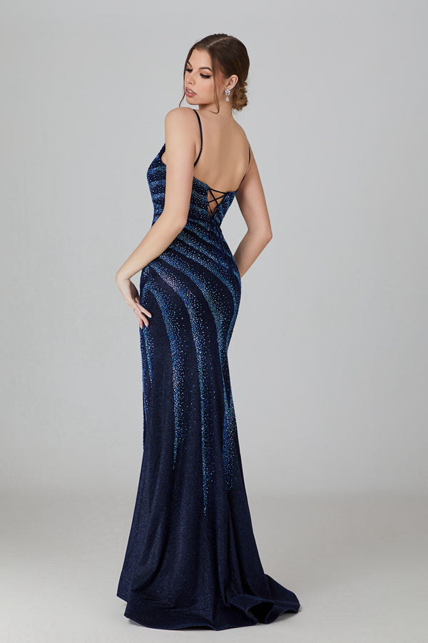 Wholesale Modern Elegance Slit Prom Gown 32761