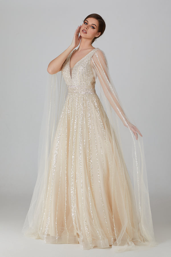 Wholesale Graceful Elegance Off-Shoulder Draped Evening Gown with Shoulder Ties - Embrace Timeless Beauty KS017