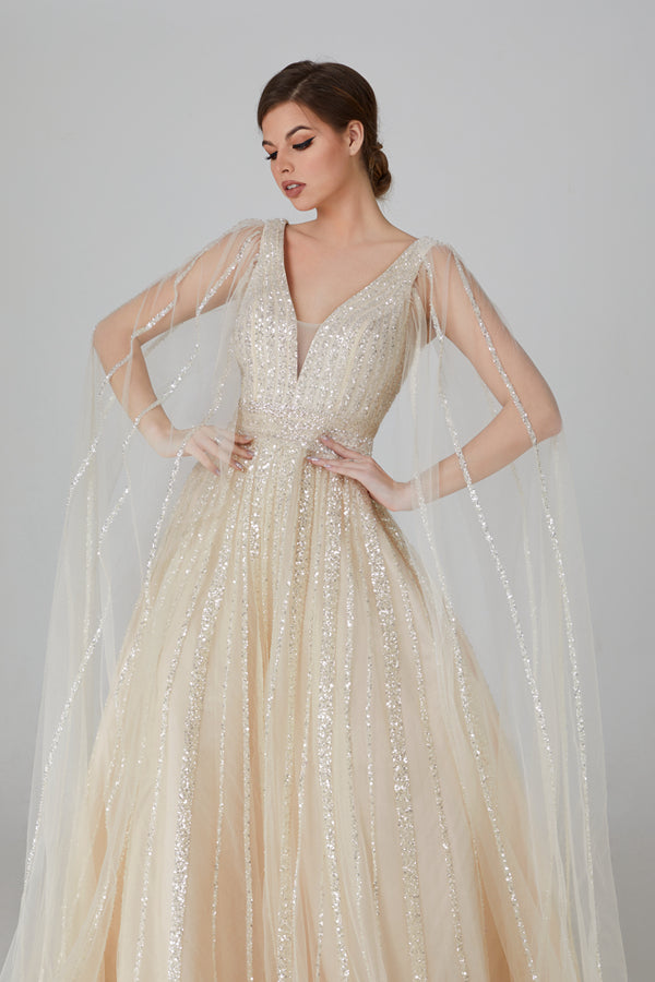 Wholesale Graceful Elegance Off-Shoulder Draped Evening Gown with Shoulder Ties - Embrace Timeless Beauty KS017