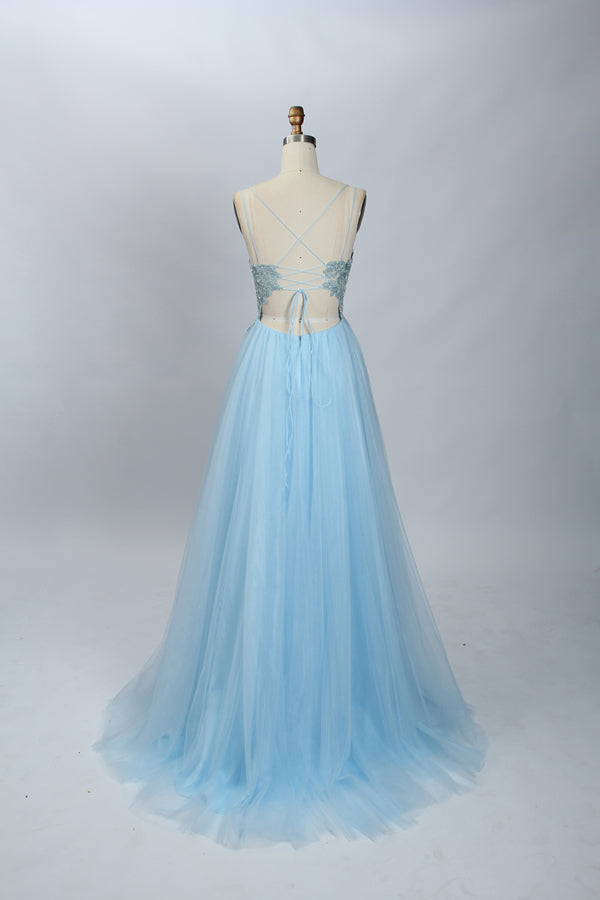 Wholesale Enchanting Beauty Lace Embroidered Tulle Prom Gown - Unleash Your Inner Elegance 3267B