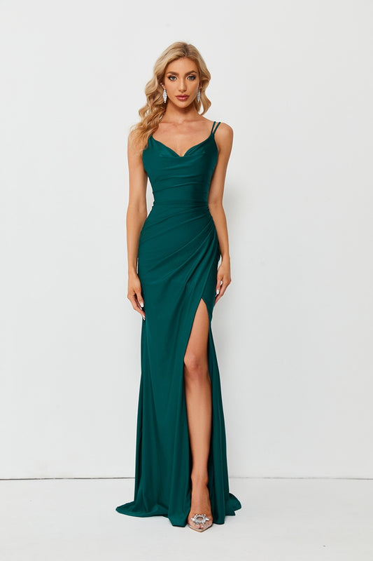 Simply Chic Tie-Back Bridesmaid Prom Dress 32663