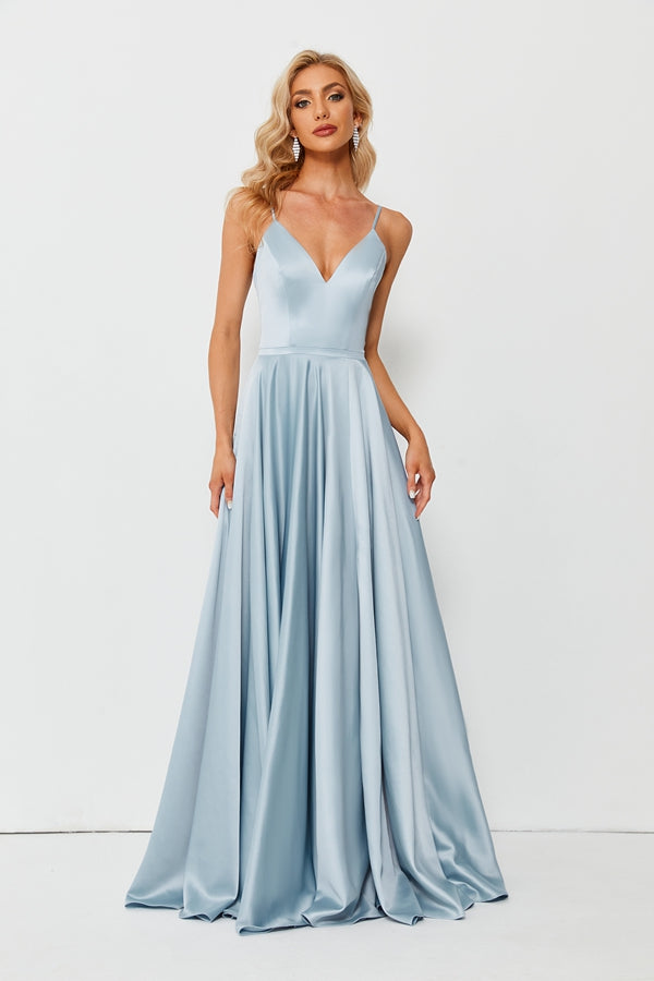 Simply Chic Tie-Back Bridesmaid Prom Dress 32635