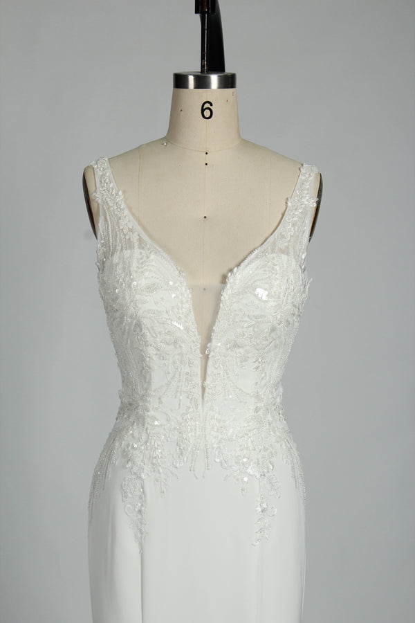 Elegance Unveiled Wholesale Lace Mermaid Wedding Gown 3306