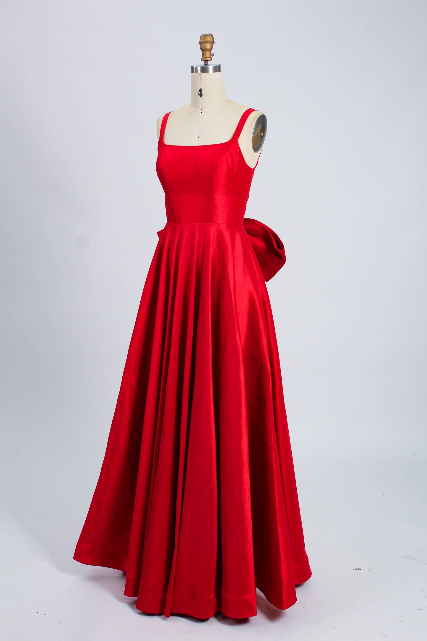 Versatile Elegance Detachable Bow Prom Dress in Lightweight Comfort 32866