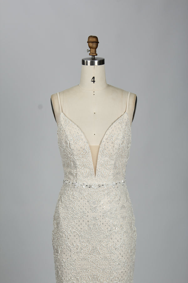 Graceful Elegance Wholesale Lace Mermaid Wedding Gown KT1332