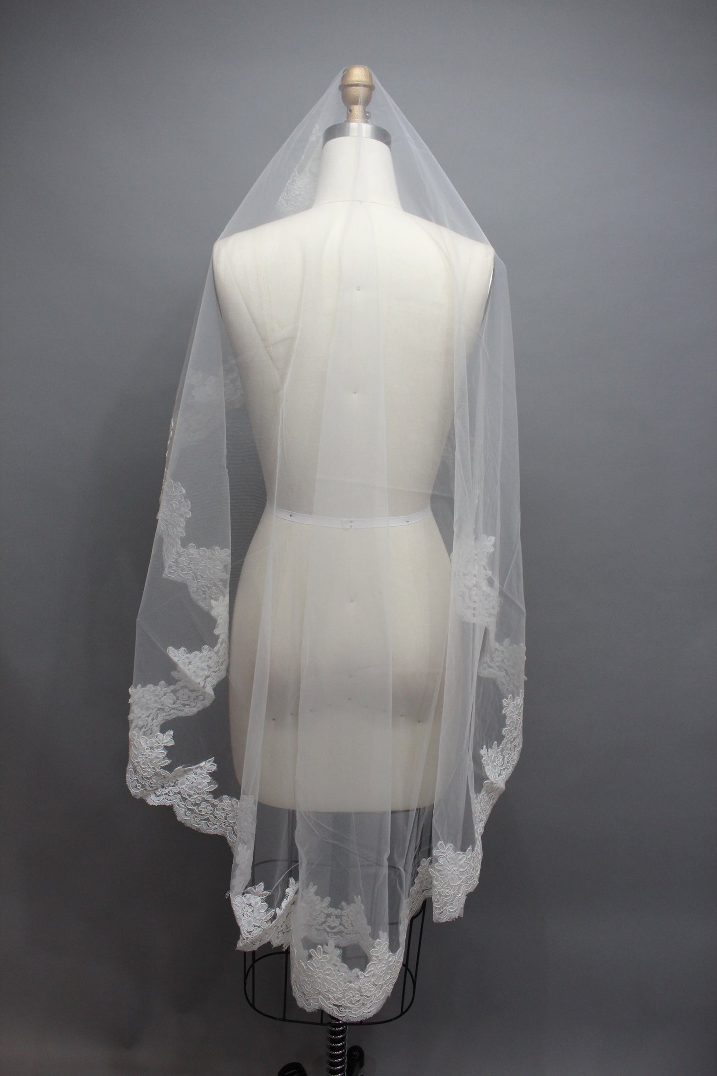 Enchanting Lace Veil - Adding Romance and Elegance to Your Wedding T266